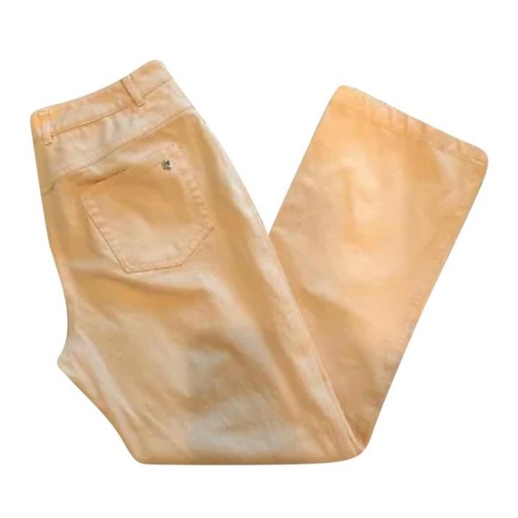 ST JOHN SPORT Peach Classic Straight Leg Jeans - Picture 4 of 4